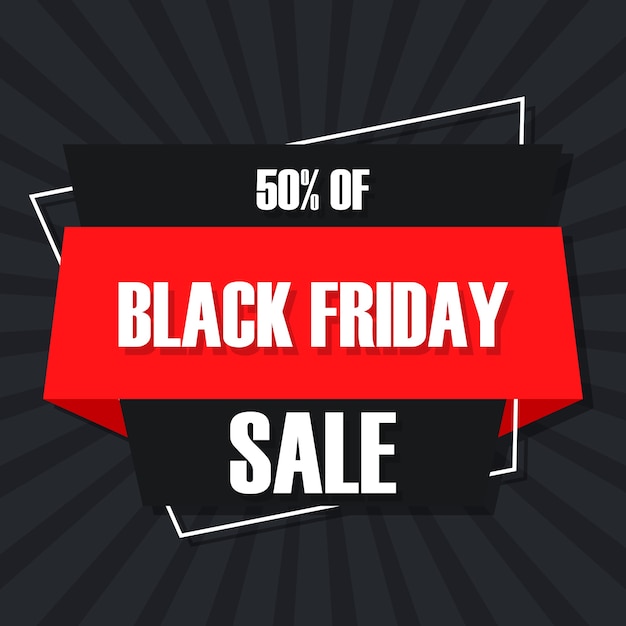 Design flyer di vendita con offerta venerdì nero