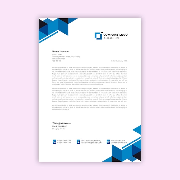 Design Letterhead aziendale