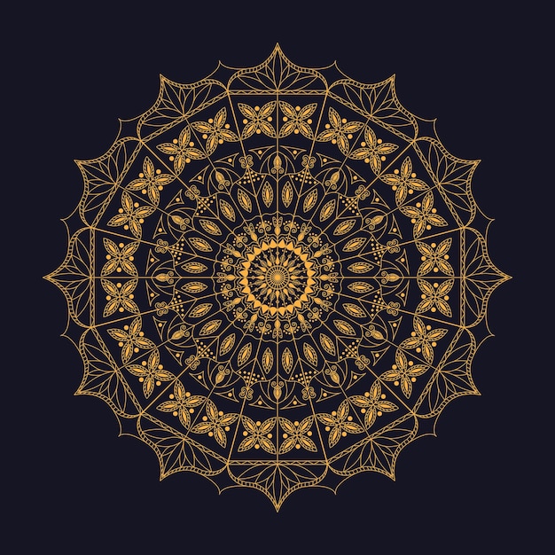 Design mandala ornamentale di lusso