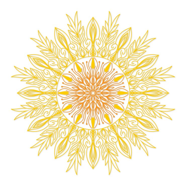 Vettore design mandala ornamentale mandala islamica di lusso verde