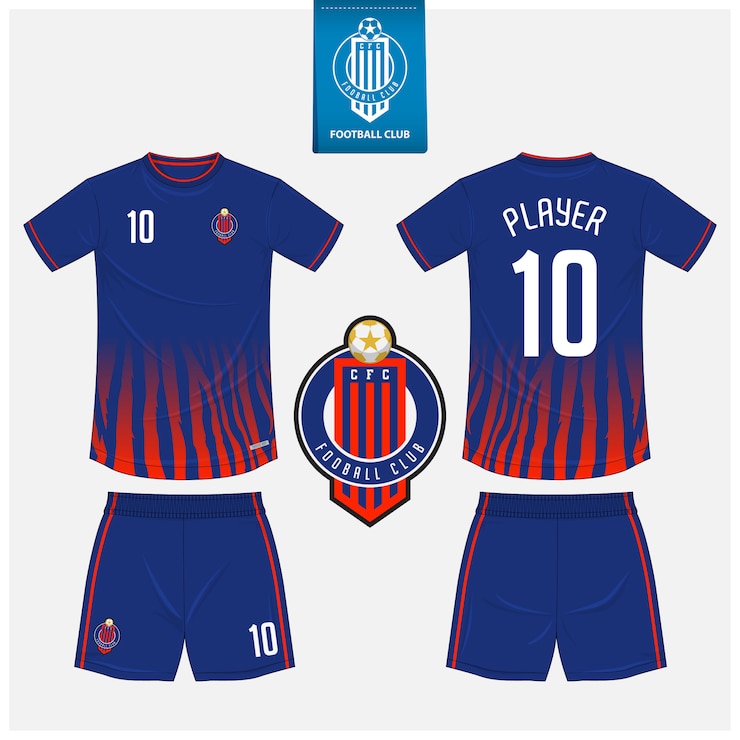 Vettore design modello maglia calcio o kit calcio.