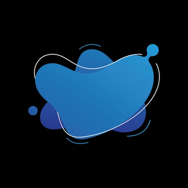 Design moderno a gradiente di liquido fluido