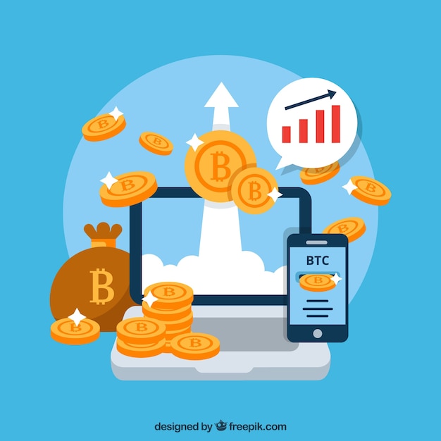 Design moderno bitcoin