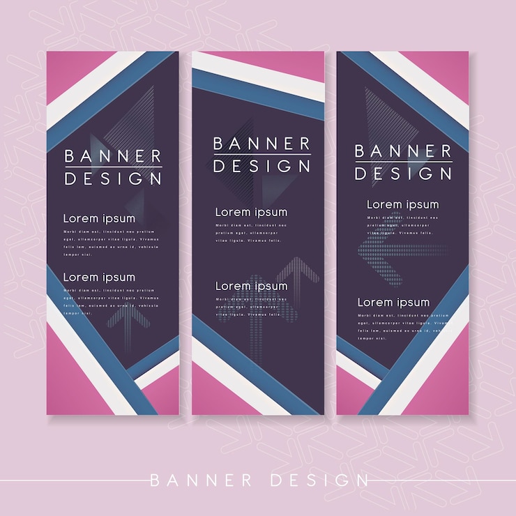 Vettore design moderno modello di banner
