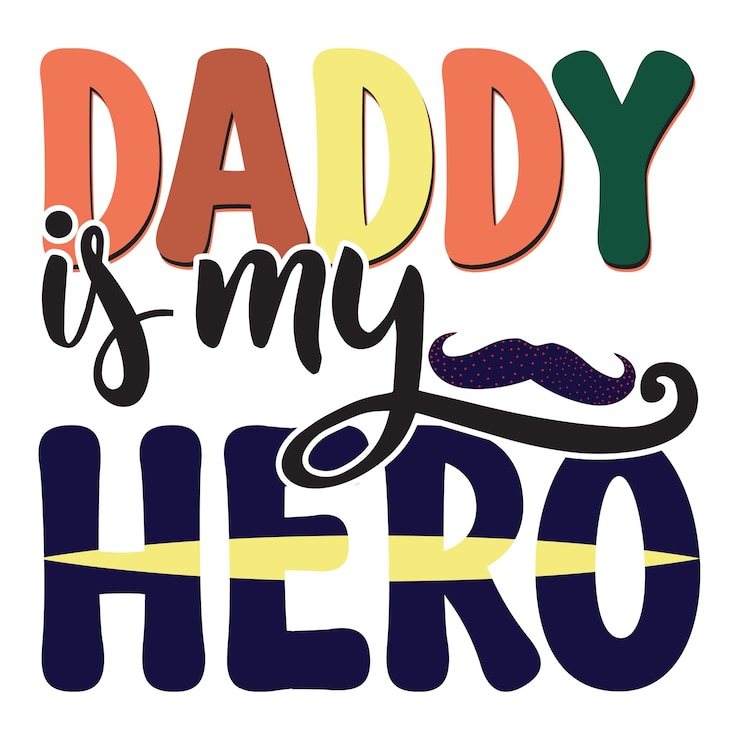Vettore design per la festa del papà