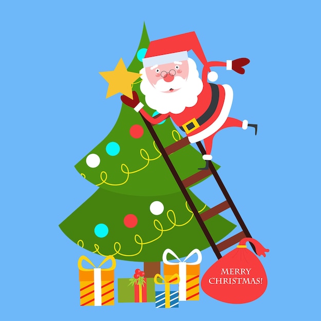 design piatto di babbo natale