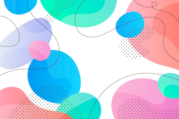 Design piatto di sfondo astratto