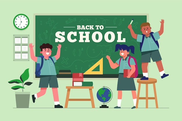 Design piatto per bambini a scuola