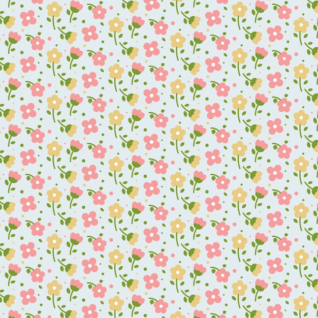 Design piatto piccoli fiori modello design