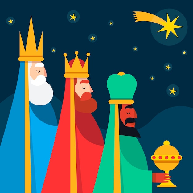 Design piatto reyes magos