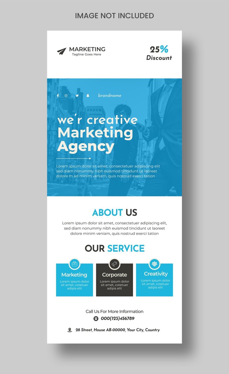 Vettore design professionale per banner roll up aziendale o modello di banner pull up