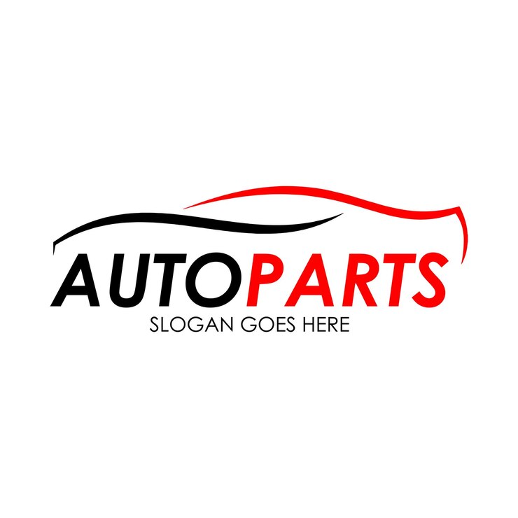 Vettore design semplice del logo automobilistico dell'auto