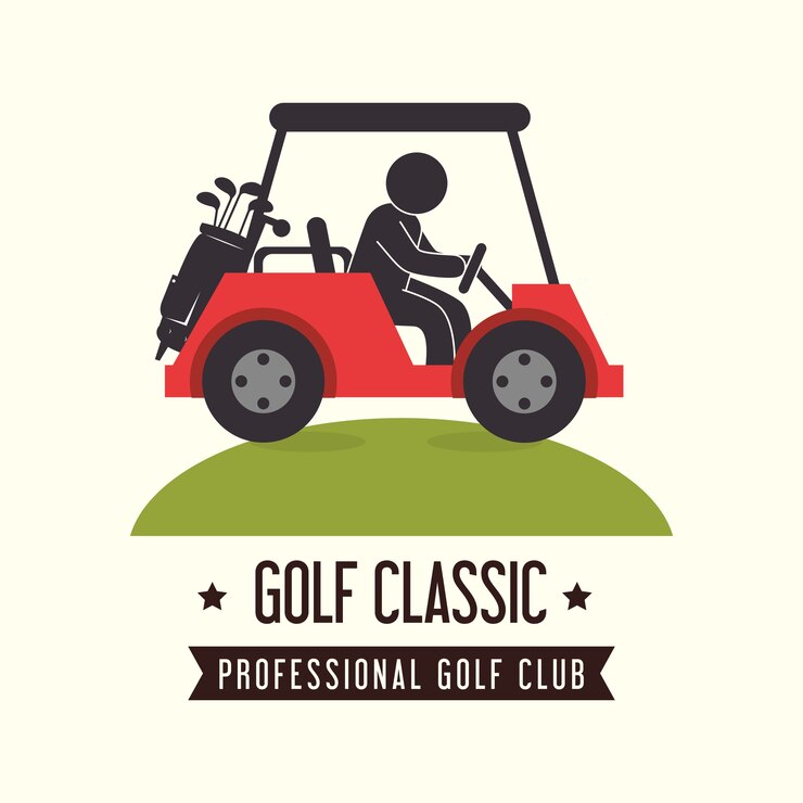 Vettore design sportivo da golf