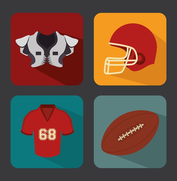 Design sportivo, illustrazione vettoriale.