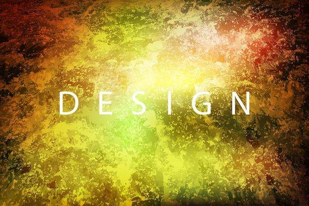 Design strutturato astratto in verde e marrone caotico motivo ondulato multicolore