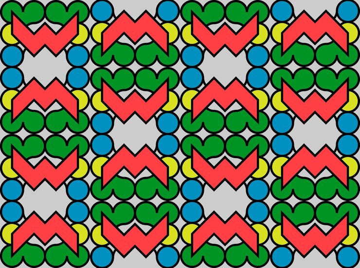 Vettore design unico del modello geometrico senza cuciture