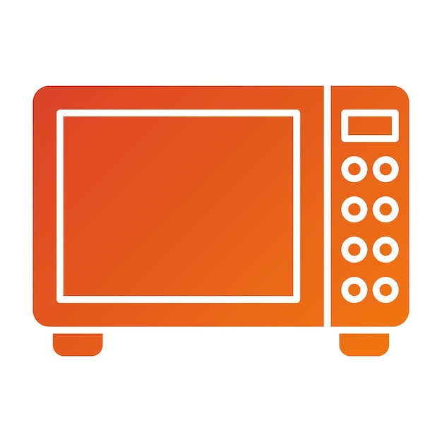 Design vettoriale a microonde Owen Icon Style