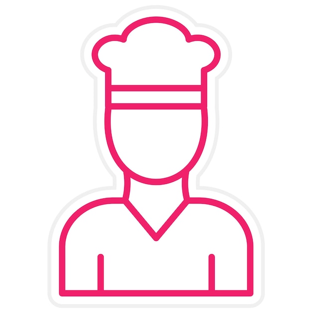 Design vettoriale Chef Icon Style