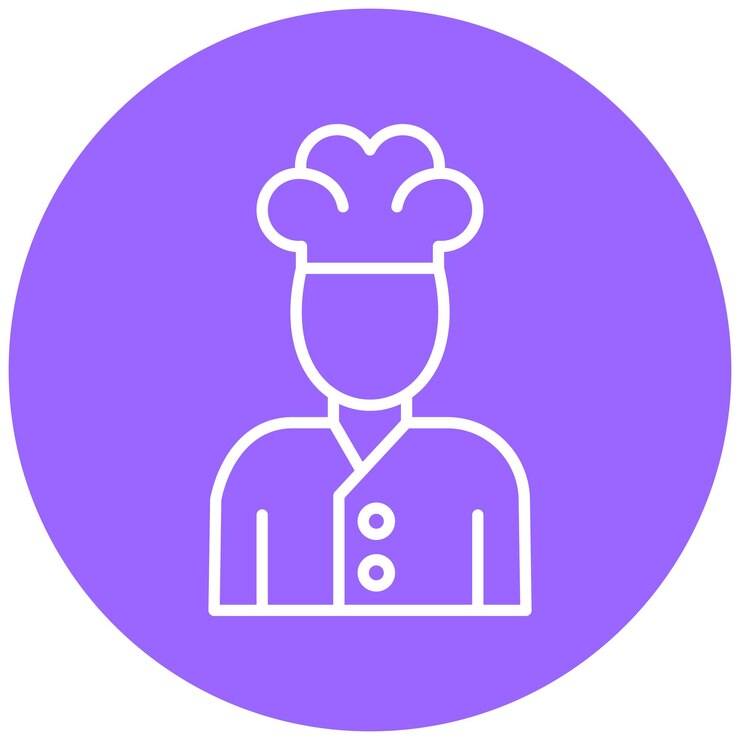 Vettore design vettoriale chef icon style