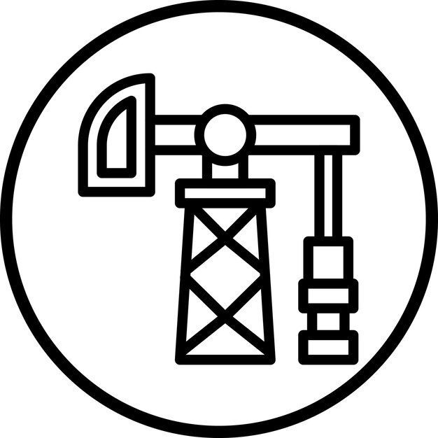 Design vettoriale Derrick Icon Style