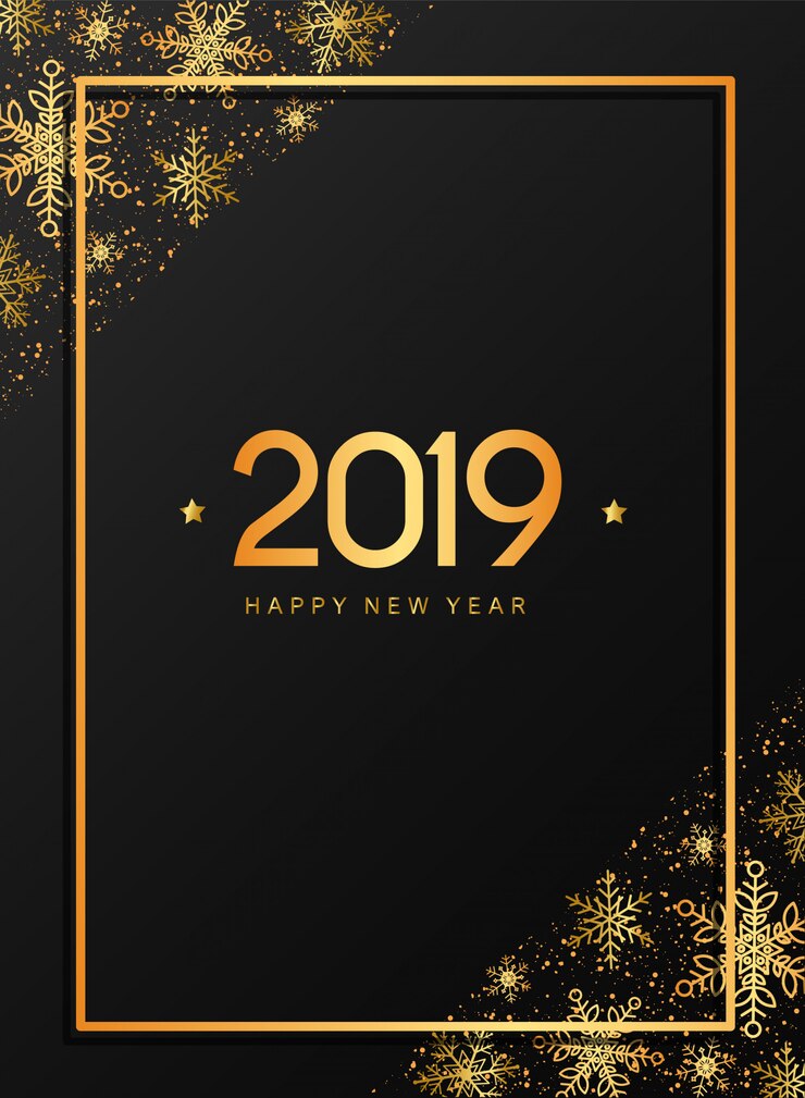 Design vintage cartolina di Natale 2019
