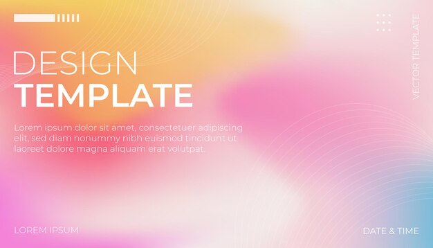 Designing Template Gradient texture di gradiente granulato