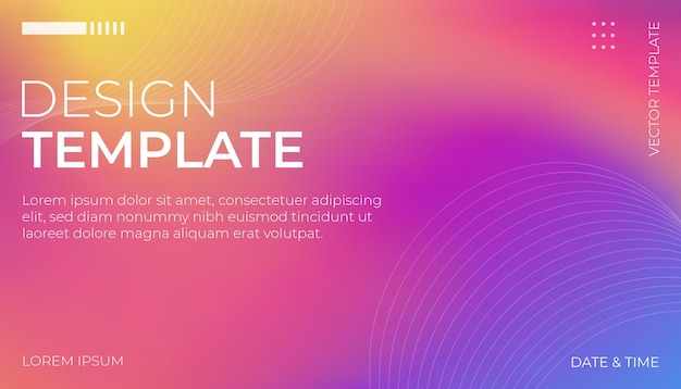 Designing Template Gradiente sfondo gradiente granulato