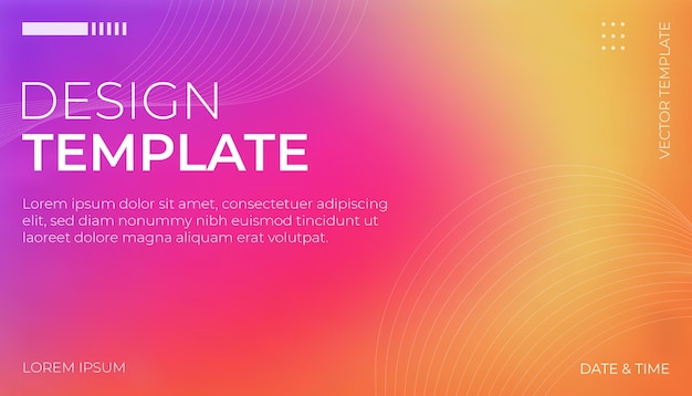 Designing Template Gradiente sfondo gradiente granulato