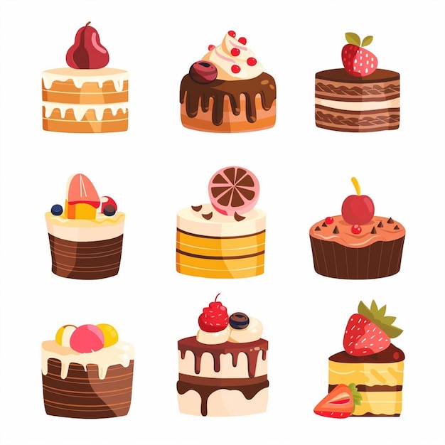 dessert alimentare cacao cioccolato marrone dolce disegno isolato illustrazione latte vettore scuro d