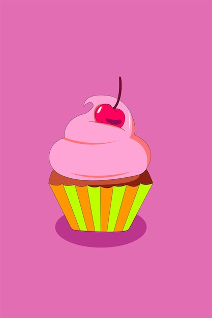 Dessert delizioso cupcake