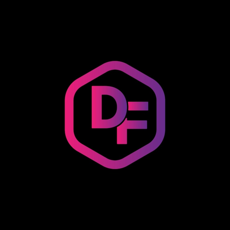 Vettore df letter logo design df creative letter logo design vector df letter initial logo design