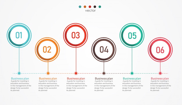 diagramma Business ed educazione illustrazione vettoriale