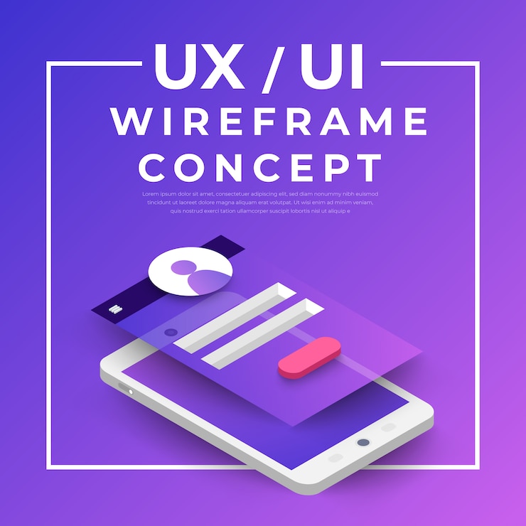 Vettore diagramma di flusso dell'interfaccia utente ux. s isometrico del concetto di applicazione mobile. illustrazione.