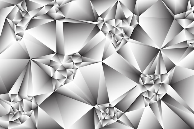 Diamante d'argento geometrico