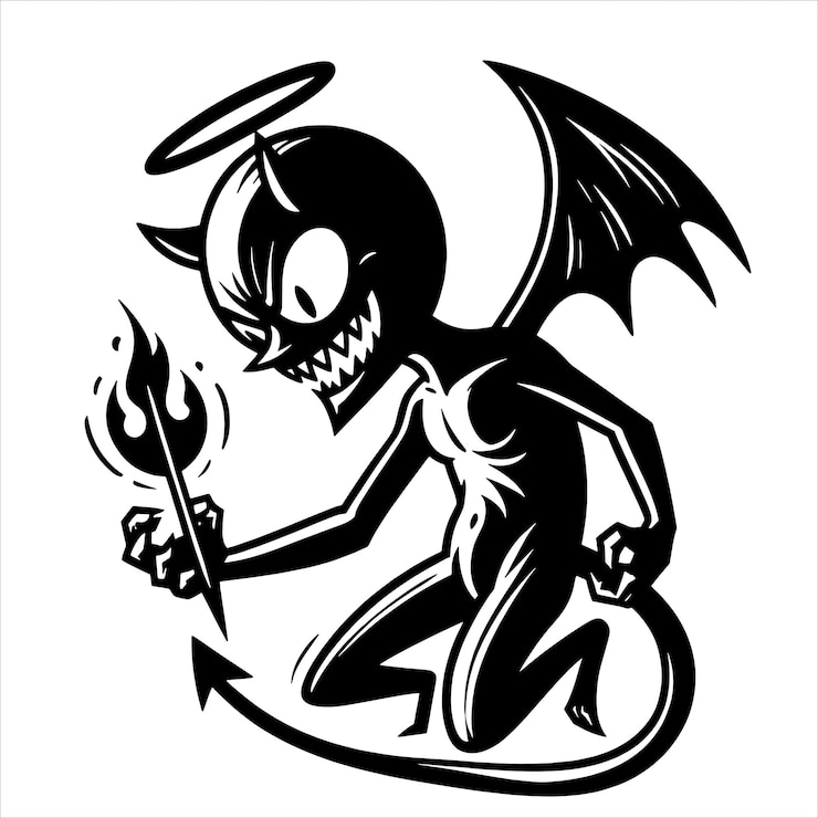 Vettore diavolo svg