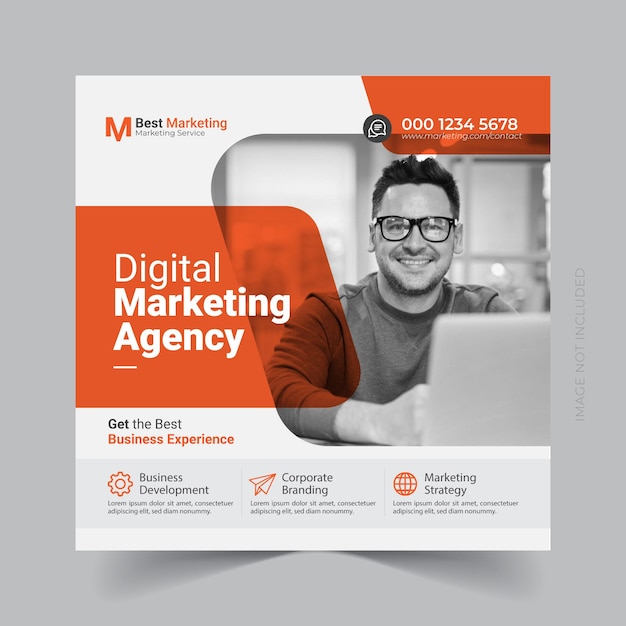 Digital business marketing social media post e web banner eps