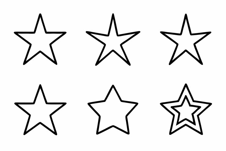 Disegni artistici di linee stellari per opere d'arte a tema cosmico e astrale