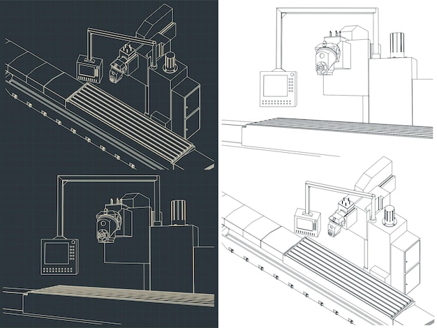 Disegni automatizzati della linea di fabbrica