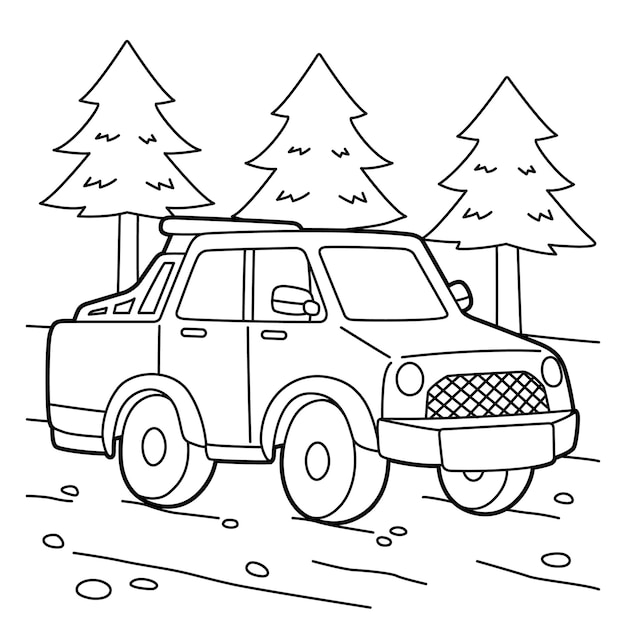 Disegni Da Colorare Camion Fuoristrada