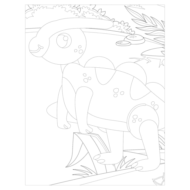 Disegni da colorare di dinosauri per bambini