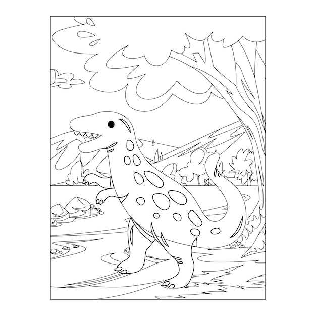 Disegni da colorare di dinosauri