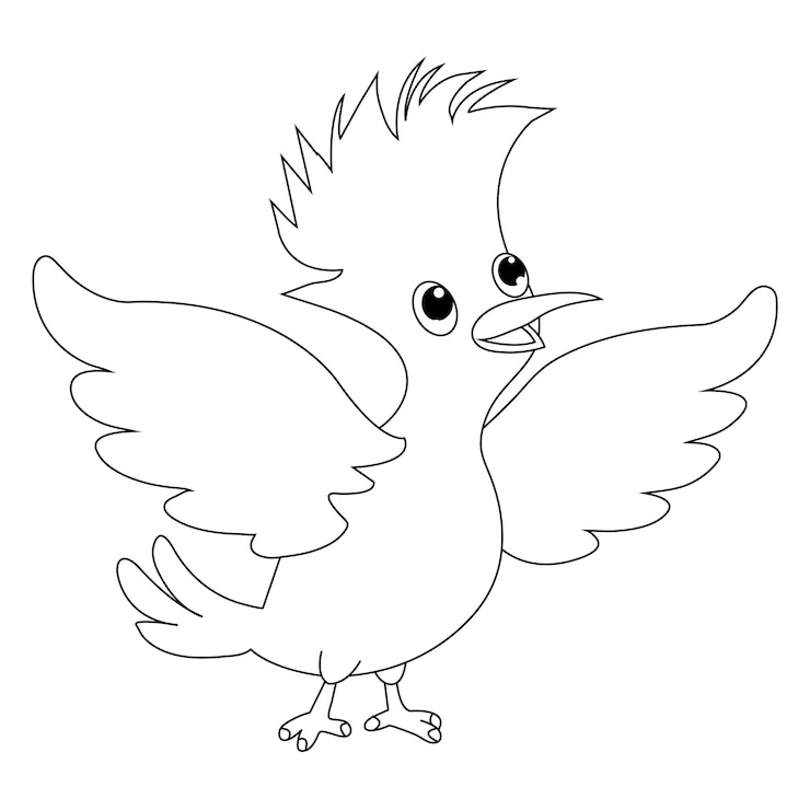 Vettore disegni da colorare di disegni di animali carini per kidsvector artkdp