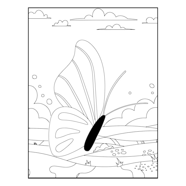 Disegni da colorare di farfalle