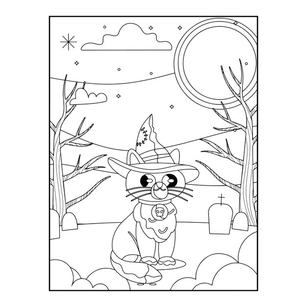 Disegni da colorare di Halloween per bambini