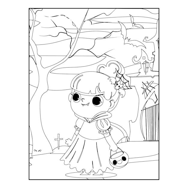 Disegni da colorare di Halloween per bambini