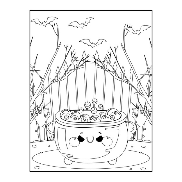 Disegni da colorare di Halloween per bambini