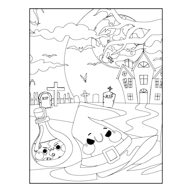 Disegni da colorare di Halloween per bambini