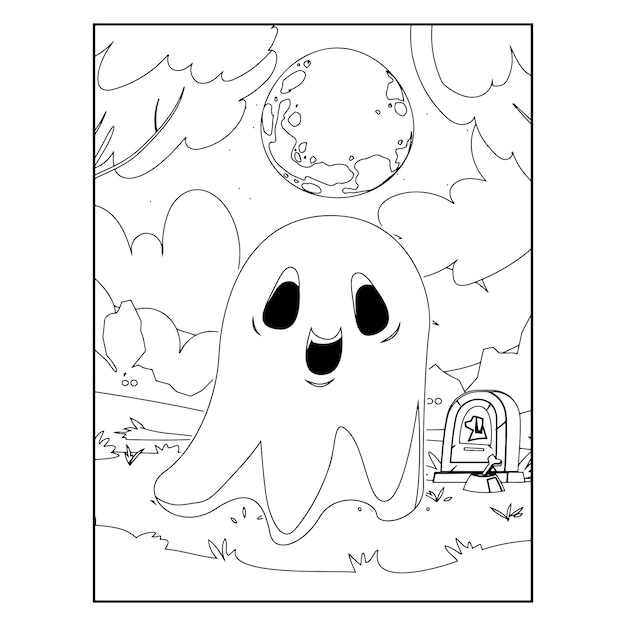 Disegni da colorare di Halloween per bambini