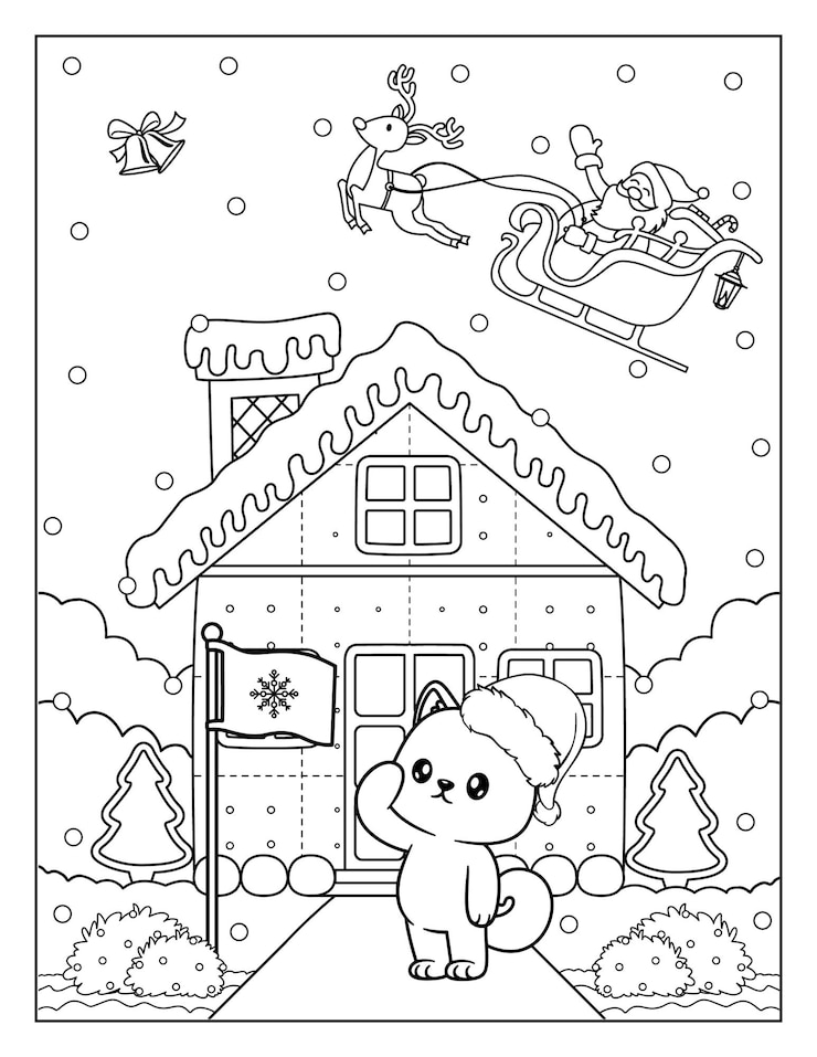 Disegni da colorare di Natale per bambini