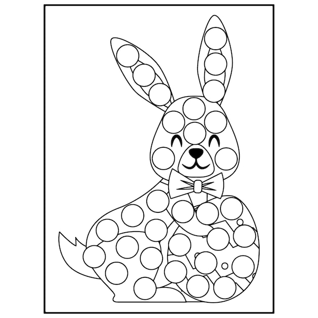 Disegni da colorare di pennarelli pasquali per bambini
